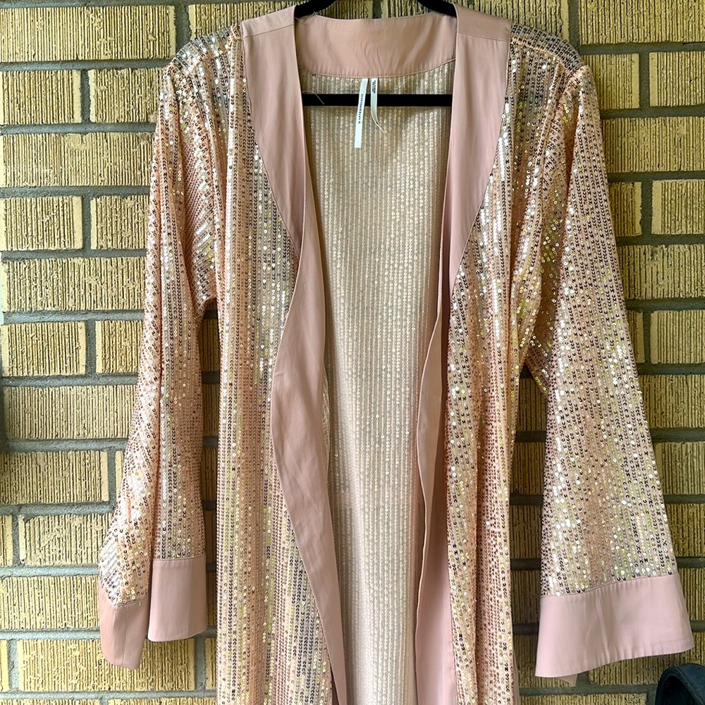 Anthropologie Sequin Robe, Size M/L (never worn) - Picture 6 of 6